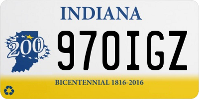 IN license plate 970IGZ