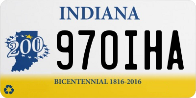 IN license plate 970IHA