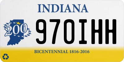 IN license plate 970IHH