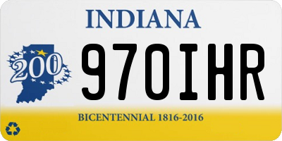 IN license plate 970IHR
