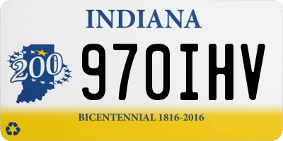IN license plate 970IHV