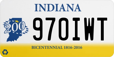 IN license plate 970IWT