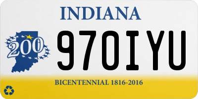 IN license plate 970IYU