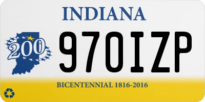 IN license plate 970IZP
