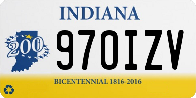IN license plate 970IZV