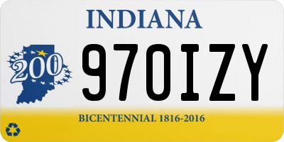 IN license plate 970IZY