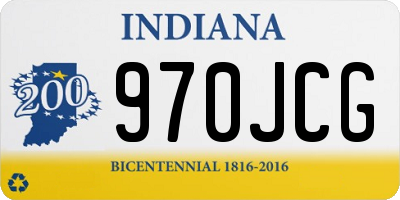 IN license plate 970JCG