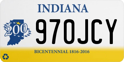 IN license plate 970JCY