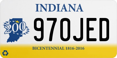 IN license plate 970JED