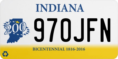 IN license plate 970JFN