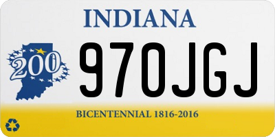 IN license plate 970JGJ