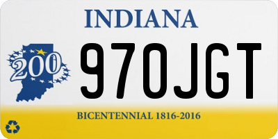 IN license plate 970JGT