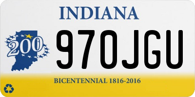 IN license plate 970JGU