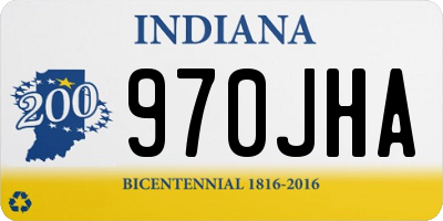 IN license plate 970JHA
