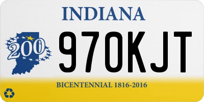 IN license plate 970KJT