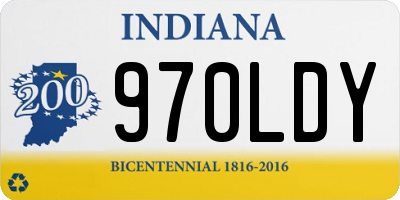 IN license plate 970LDY