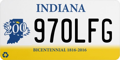 IN license plate 970LFG