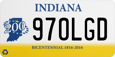 IN license plate 970LGD