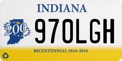 IN license plate 970LGH