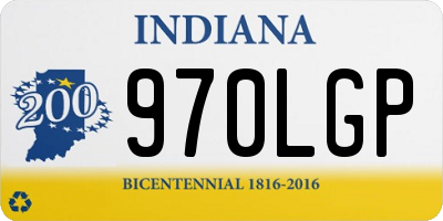 IN license plate 970LGP