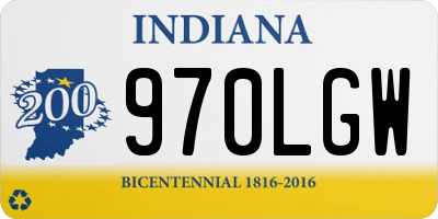 IN license plate 970LGW