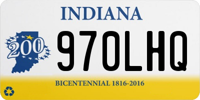 IN license plate 970LHQ