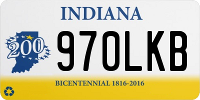 IN license plate 970LKB