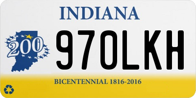 IN license plate 970LKH