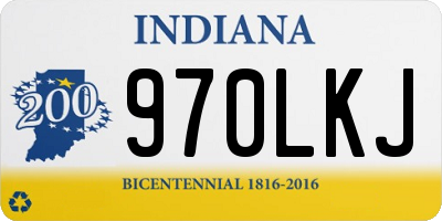 IN license plate 970LKJ