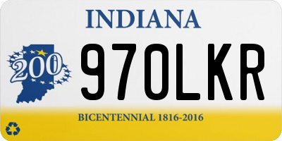 IN license plate 970LKR
