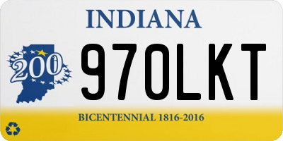 IN license plate 970LKT