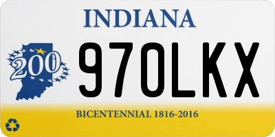IN license plate 970LKX