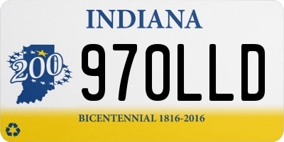 IN license plate 970LLD