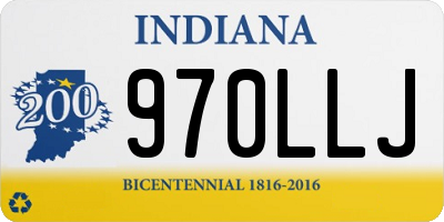 IN license plate 970LLJ