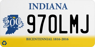 IN license plate 970LMJ