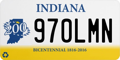IN license plate 970LMN