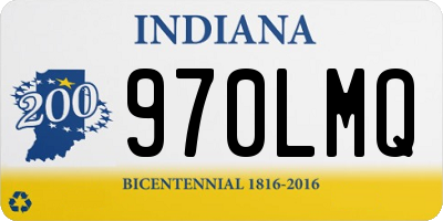 IN license plate 970LMQ