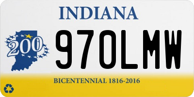 IN license plate 970LMW