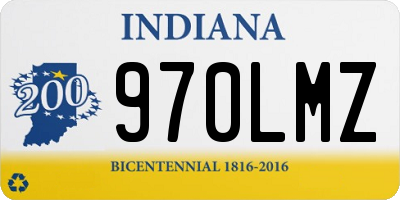 IN license plate 970LMZ