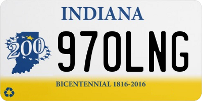 IN license plate 970LNG