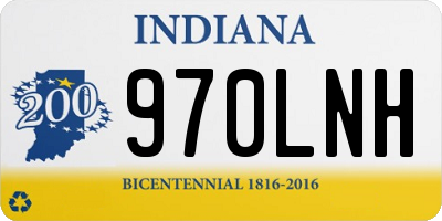 IN license plate 970LNH