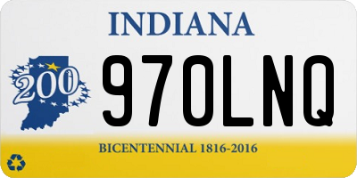 IN license plate 970LNQ