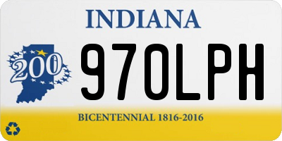 IN license plate 970LPH