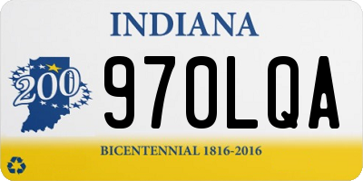 IN license plate 970LQA