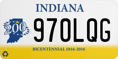 IN license plate 970LQG