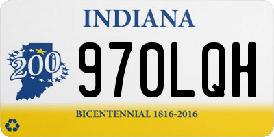 IN license plate 970LQH