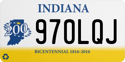 IN license plate 970LQJ