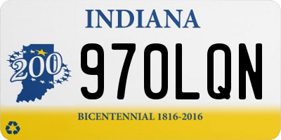 IN license plate 970LQN