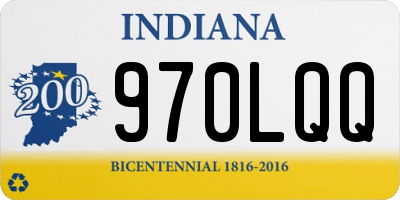 IN license plate 970LQQ
