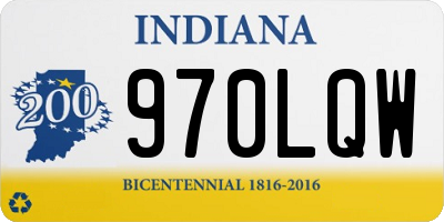 IN license plate 970LQW